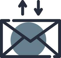 Email Creative Icon Design vector