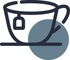 Tea Cup Creative Icon Design vector