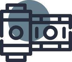 Camera Roll Creative Icon Design vector