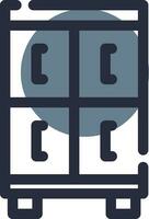 Office Locker Creative Icon Design vector