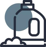 Detergent Creative Icon Design vector
