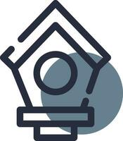 Birdhouse Creative Icon Design vector