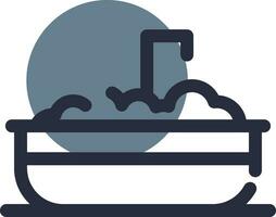 Bathtub Creative Icon Design vector