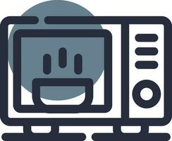 Microwave Creative Icon Design vector