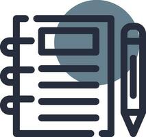 Notebook Creative Icon Design vector