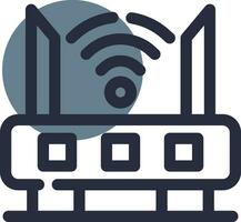 Router Creative Icon Design vector