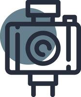 Camera Creative Icon Design vector