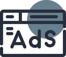 Advertising Creative Icon Design vector