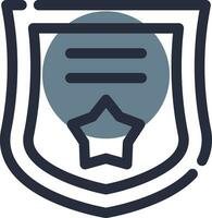 Badge Creative Icon Design vector
