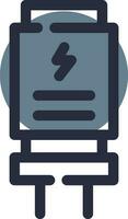 Capacitor Creative Icon Design vector