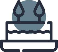 Cake Creative Icon Design vector