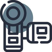 Video Camera Creative Icon Design vector