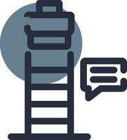 Ladder Creative Icon Design vector