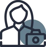 Photographer Creative Icon Design vector