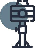 Camera Stand Creative Icon Design vector