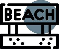 Beach Creative Icon Design vector