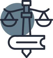 Law Creative Icon Design vector