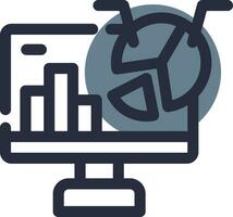 Data Analytics Creative Icon Design vector