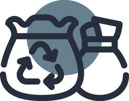 Garbage Creative Icon Design vector