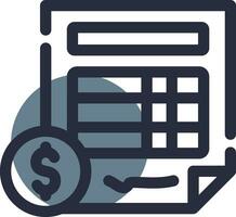 Invoice Creative Icon Design vector