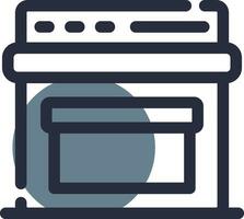 Oven Creative Icon Design vector