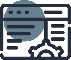 Browser Creative Icon Design vector