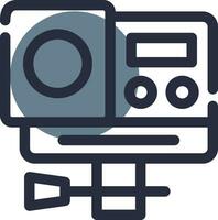 Action Camera Creative Icon Design vector