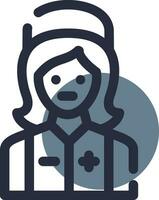 Nurse Creative Icon Design vector