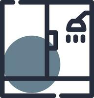 Shower Creative Icon Design vector