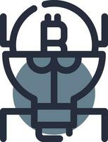 diseño de icono creativo de criptomoneda vector