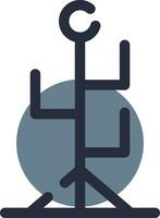 Clothes Stand Creative Icon Design vector