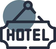 Hotel Creative Icon Design vector