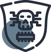 diseño de icono creativo de malware vector