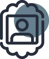 Photo Creative Icon Design vector