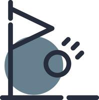 diseño de icono creativo de golf vector