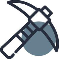 Pickaxe Creative Icon Design vector