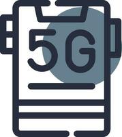 5G Creative Icon Design vector