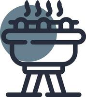 Barbecue Creative Icon Design vector