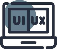 Ui Ux Creative Icon Design vector