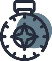 Compass Creative Icon Design vector