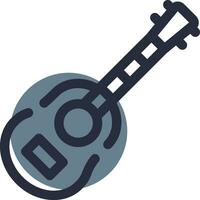 Acoustic Guitar Creative Icon Design vector