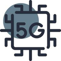5G Creative Icon Design vector
