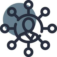 Networking Creative Icon Design vector