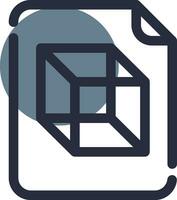 3D Design Creative Icon Design vector