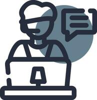 Technical Support Creative Icon Design vector