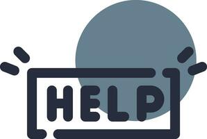 Help Creative Icon Design vector