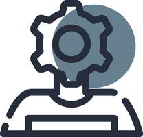 Technical Support Creative Icon Design vector