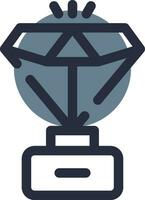 Trophy Creative Icon Design vector