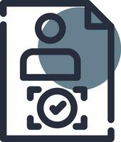 Approval Creative Icon Design vector
