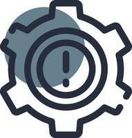 Risk Management Creative Icon Design vector